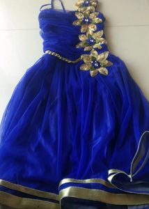 Royal Blue Flower Girl Dress
