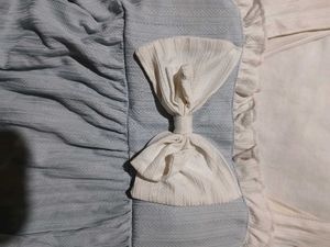 Cute Blue &amp; White Bow Dress