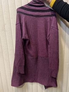 Purple Colour Shrug For Women