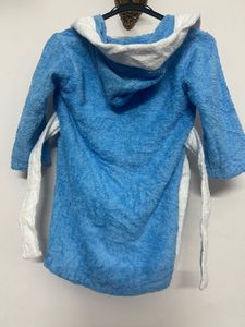 Comfy Blue Terry Cloth Robe For Kids