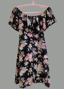 Black Floral Dress