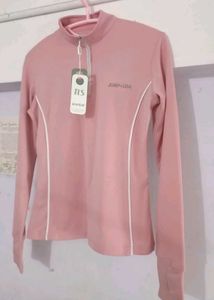 Pink Long Sleeve Active Top