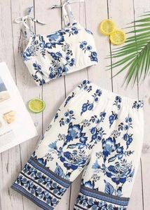 Girls Shoulder Straps Clothing Set