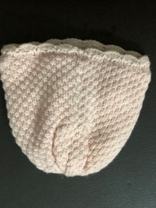 Baby Cap Flower Wool