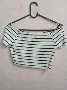 White Crop Top