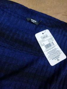 Off-Shoulder Blue Top