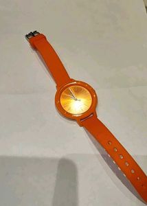 vibrant Orange Fashion Watch