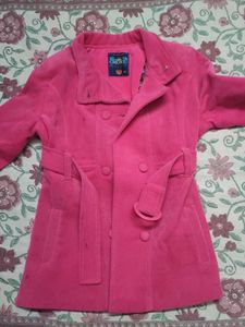 Pink Belted Coat