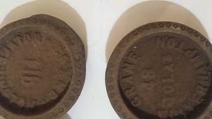 Antique Iron Metal Weights