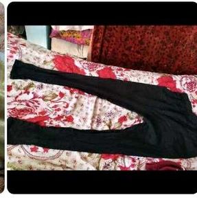 Gold Metallic Leggings 2 Set