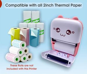 Mini Cute Aesthetic Printer ( No Ink Required ! )