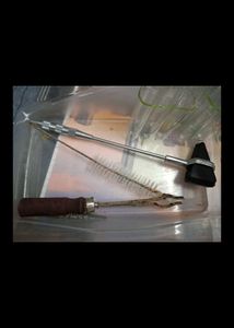 10Test Tubes, Holder N Cleaner With Medical Hammer