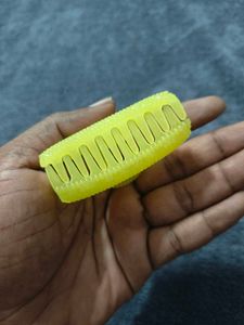 Bright Yellow Hair Claw Clip
