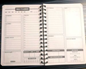 Daily Planner Notebook.