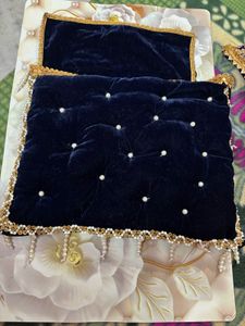 laddu Gopal Rajai  Gadda colour blue fabric velvet