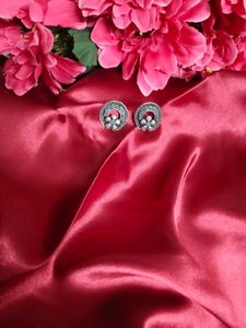 Oxidised Ear Tops and Ring