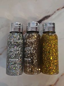 Hair Face Body Glitter Gel