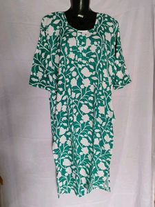 Floral Green Dress