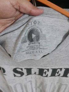 Stylish Grey Graphic T-Shirt