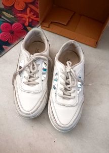 Platform White Sneakers