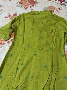 Green Printed Kurti