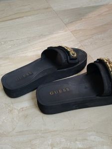 Guess Black Slides