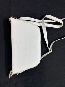 White Colour Sling Bag Women