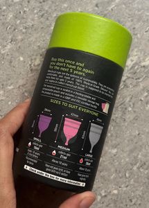 Pink Menstrual Cup | New | With Storage Pouch