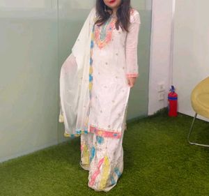 Kurta Sharara Dupatta Set