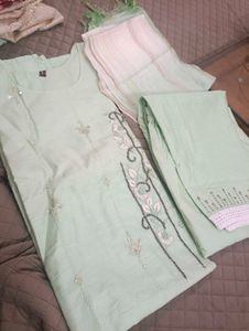 Pant Suit With Dupatta