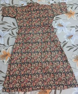 Floral Print Belted Shirt Dress