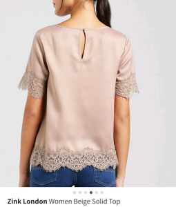 Zink London Beige Top (Dull Pink Color)