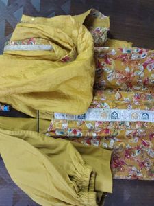 Floral Print Kurta Set