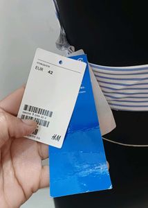 H&amp;M Striped Triangle Bra Top