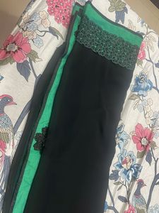 Elegant Black Saree