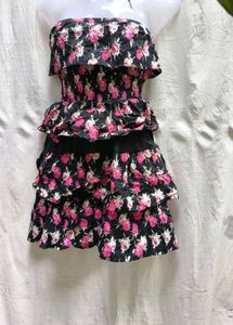 6196. CUTE PARTY RUFFLE DRESS