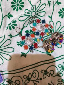 Colorful Jhumka Earrings