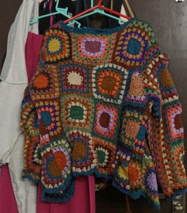 Colorful Crochet Cardigan