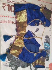 Blue &amp; Gold Blouse