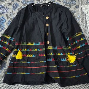 Embroidered Boho Black Jacket (buy1 G1)