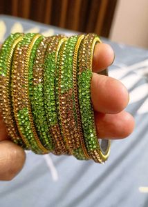 Sparkling Multi colour Bangles