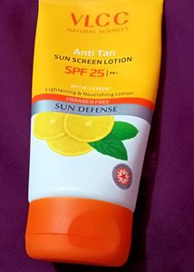 #VLCC NATURAL SCIENCES ANTI TAN SUN SCREEN LOTION SPF 25 | PA+