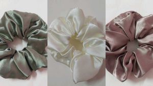 Satin Scrunchie Set,  Hair band