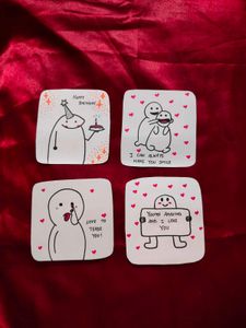 Handmade Love Cards (Set of 8)