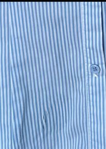 Y2K Striped Blue Women's Shirt