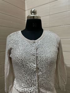 Sequin Embellished Cardigan