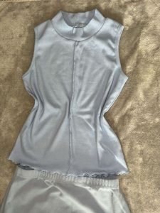 Blue Classy Two-Piece Set