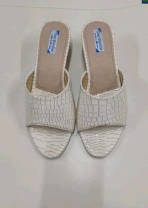 Stylish White Mules
