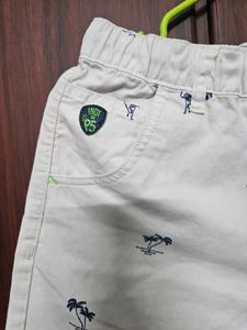 Boys Printed Capri Pants