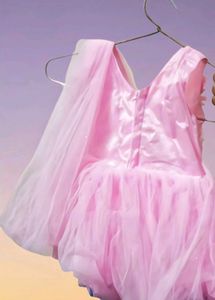 Pink Flower Girl Dress